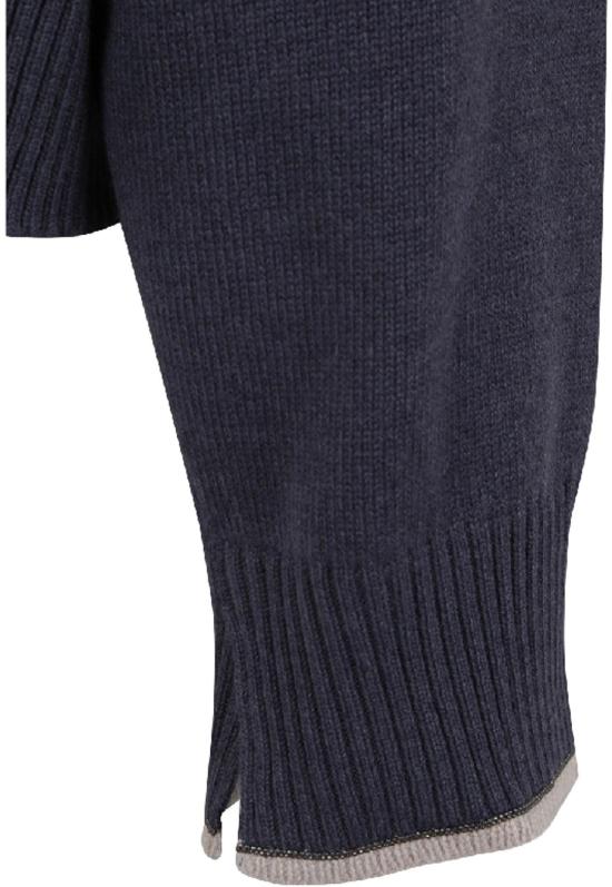  브루넬로 쿠치넬리 긴팔 티셔츠 M12718100C8901 BLUE - BRUNELLO CUCINELLI