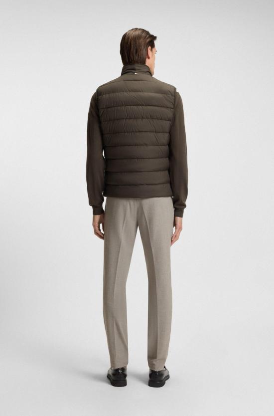 25FW 보스 베스트 50518375 10260482 01 342 Green - BOSS