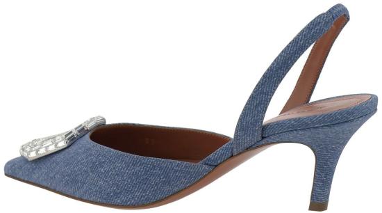  아미나 무아디 힐/펌프스 11S351792CAMPRINTEDSUE BLUE - AMINA MUADDI