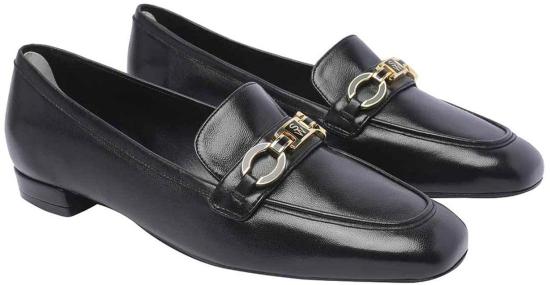  스튜어트 와이츠먼 로퍼 SH506SWSIGNATURESQUARELARV9W BLACK - STUART WEITZMAN