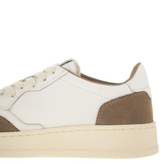 26SS 오트리 스니커즈 AULW WHITE BROWN - AUTRY