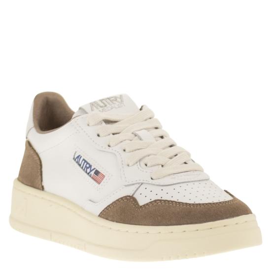 26SS 오트리 스니커즈 AULW WHITE BROWN - AUTRY