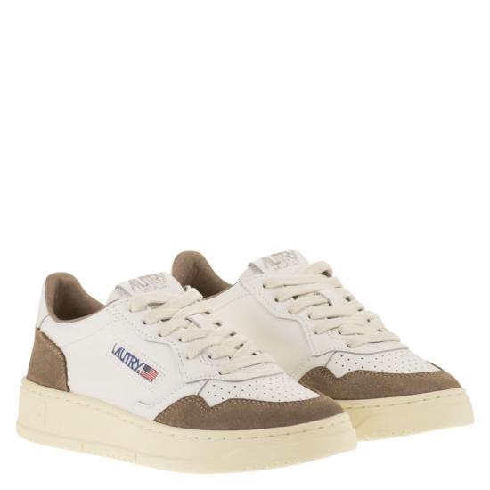 26SS 오트리 스니커즈 AULW WHITE BROWN - AUTRY