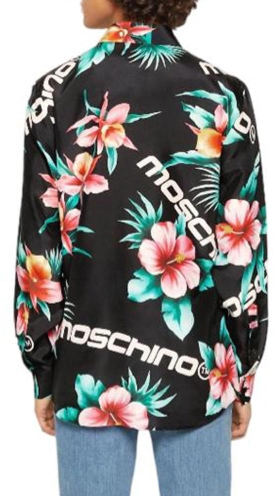  모스키노 긴팔 셔츠 ZPA020720581555 BLACK - MOSCHINO