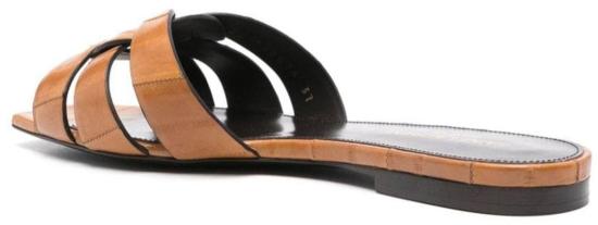 24FW 생로랑 뮬/슬리퍼 7485760WX009708 BROWN - SAINT LAURENT