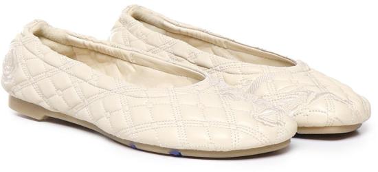  버버리 플랫 슈즈 8080382B8758 WHITE - BURBERRY