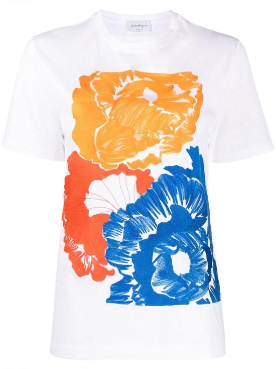  살바토레 페라가모 반팔 티셔츠 753057BIANCO WHITE