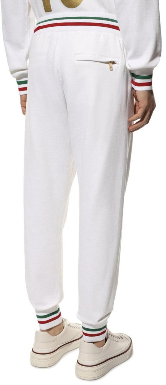  돌체앤가바나 트레이닝/조거 팬츠 GV74AZFU7DUW0800 WHITE - DOLCE & GABBANA