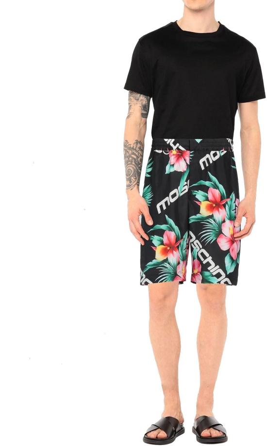  모스키노 숏팬츠 ZPA032620581555 BLACK - MOSCHINO
