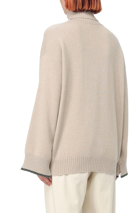  브루넬로 쿠치넬리 터틀넥 M12718103C9504 BEIGE - BRUNELLO CUCINELLI