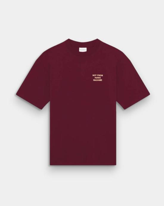 25FW 드롤드무슈 셔츠 TS203 CO002 WN Wine