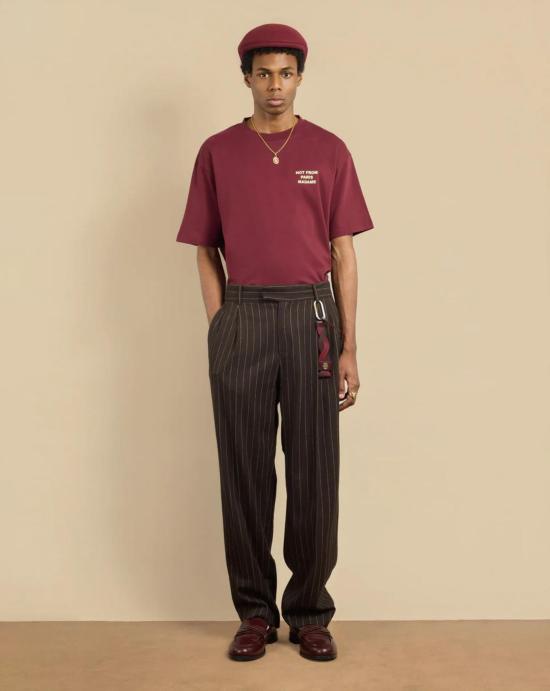 25FW 드롤드무슈 셔츠 TS203 CO002 WN Wine - DROLE DE MONSIEUR