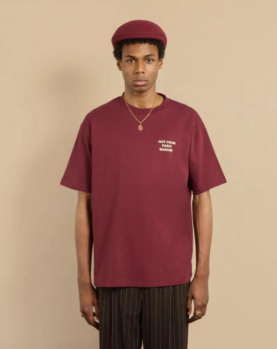 25FW 드롤드무슈 셔츠 TS203 CO002 WN Wine - DROLE DE MONSIEUR