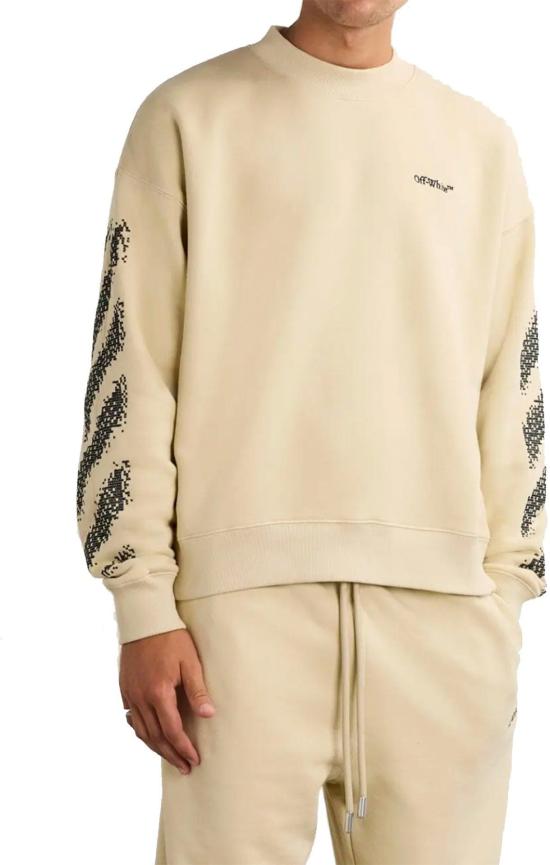25FW 오프화이트 긴팔 티셔츠 44MBA054G5F00B6110 BEIGE - OFF WHITE