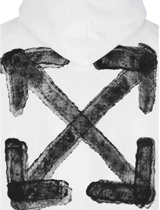 25FW 오프화이트 후드 티셔츠 44MBB085G5F00B0110 WHITE - OFF WHITE