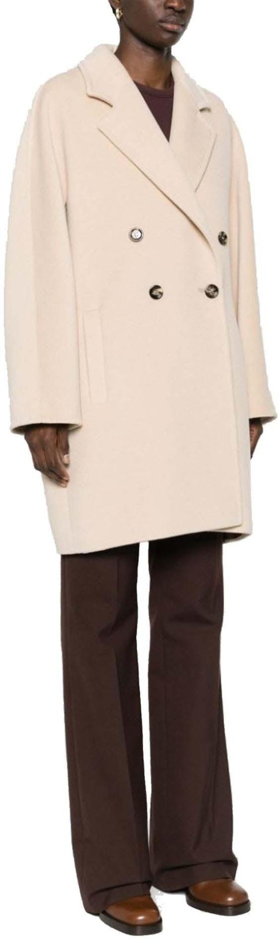  막스마라 필라 울 캐시미어 코트 2411011061600PILA12 BEIGE - MAX MARA