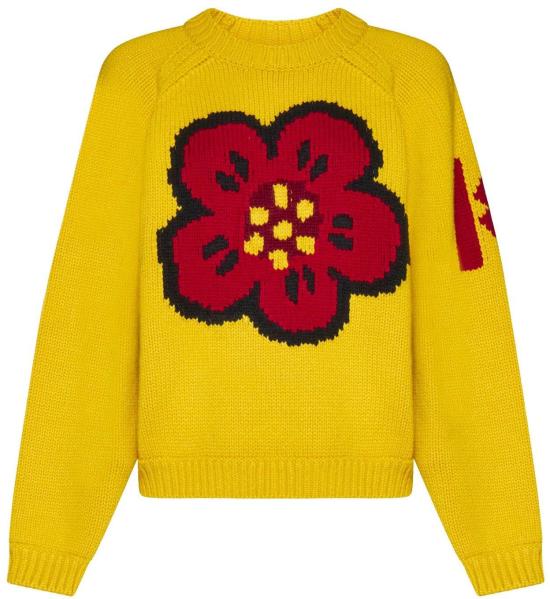  겐조 스웨터 FC62PU3213BA40 YELLOW