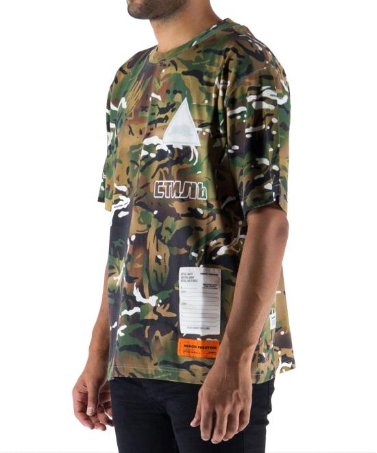  헤론 프레스톤 반팔 셔츠 HMAA019F20JER0115901 GREEN - HERON PRESTON