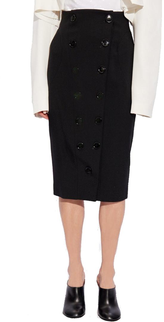  알라이아 미디 스커트 AA9R23985M840995 BLACK - ALAIA