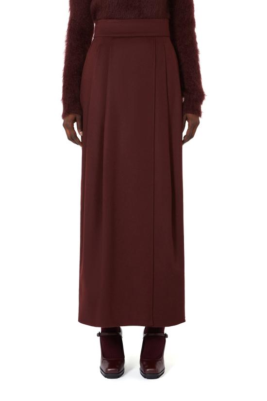 25FW 막스마라 미디 스커트 2521106223600 043 Ciliegia - MAX MARA