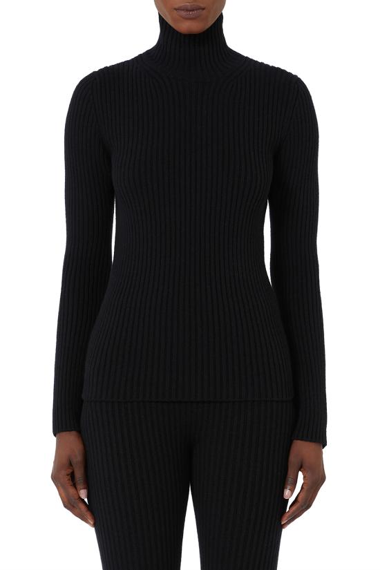 25FW 막스마라 터틀넥 2521366293600 007 Black - MAX MARA