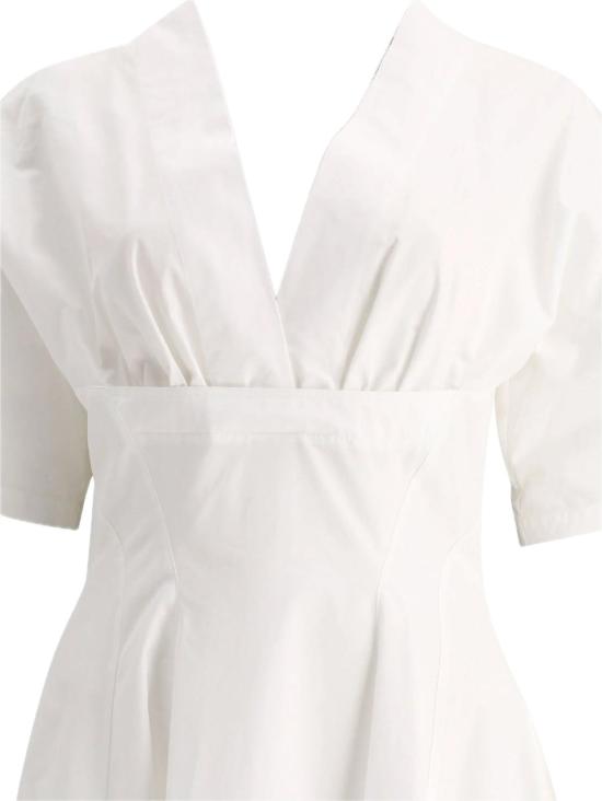  알라이아 미디 원피스 AA9R12865T001000 WHITE - ALAIA