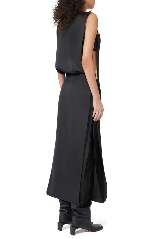 25FW 스포트막스 미디 원피스 2522226053600 002 Black - SPORTMAX