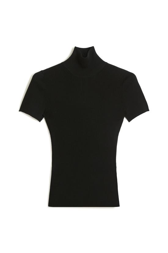 25FW 막스마라 AFA 아파 반소매 터틀넥 2521366283600 003 Black