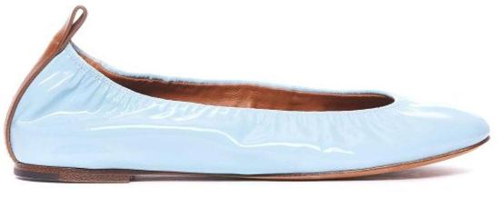  랑방 플랫 슈즈 BAMB02GLOS201 BLUE