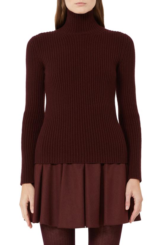 25FW 막스마라 터틀넥 2521366293600 012 Ciliegia - MAX MARA