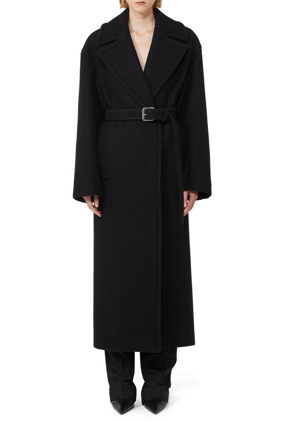 25FW 스포트막스 ZEBRA 체브라 오버사이즈 코트 2522016022600 004 Black - SPORTMAX