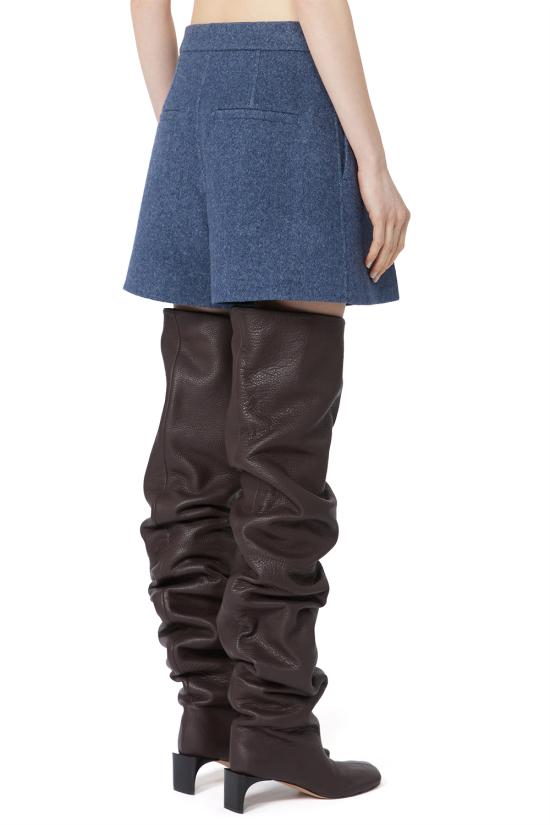 25FW 스포트막스 숏팬츠 2522146023600 002 Blue - SPORTMAX