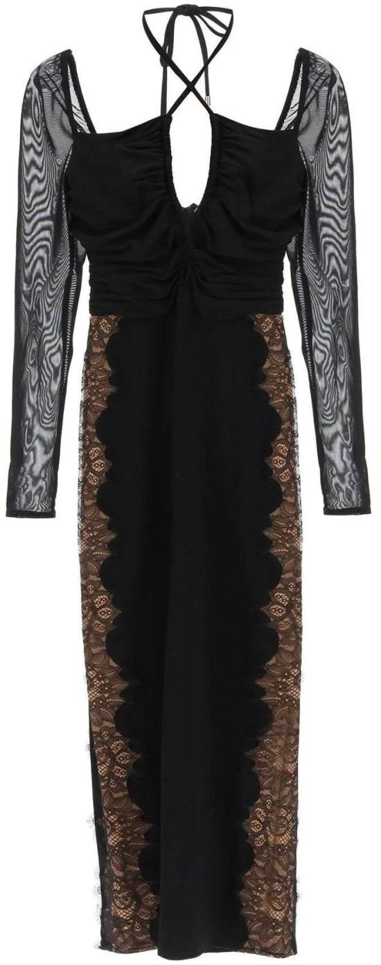  셀프 포트레이트 롱 원피스 SS22113BLACK