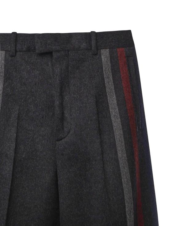 25FW 보테가베네타 스트레이트 팬츠 836017 V5OT01319 DARK GREY BLACK LAVA - BOTTEGA VENETA