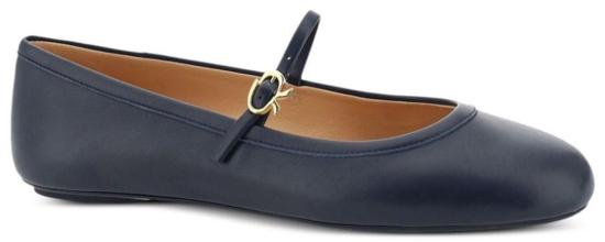  지안비토로시 플랫 슈즈 G2222305GCARLADENIM BLUE - GIANVITO ROSSI