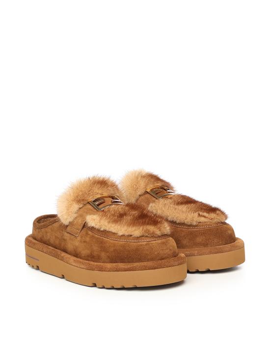 25FW 펜디 뮬/슬리퍼 8R8777 AYA0F1TP4 Brown - FENDI