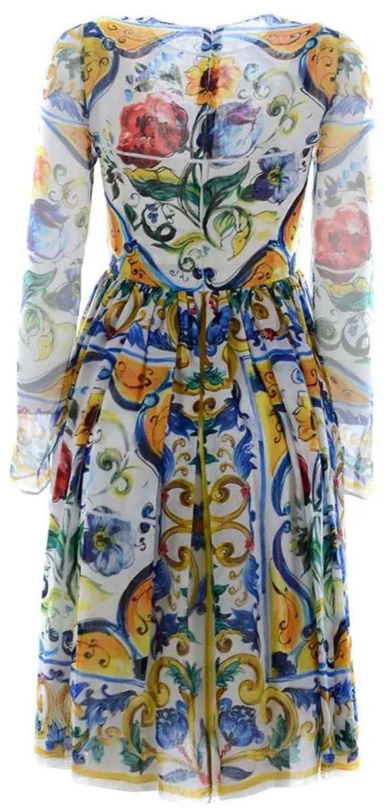  돌체앤가바나 미디 원피스 F6YB1THP14LHW003 WHITE - DOLCE & GABBANA