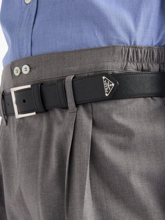 26SS 프라다 벨트 2CC672053 F0002 Black - PRADA