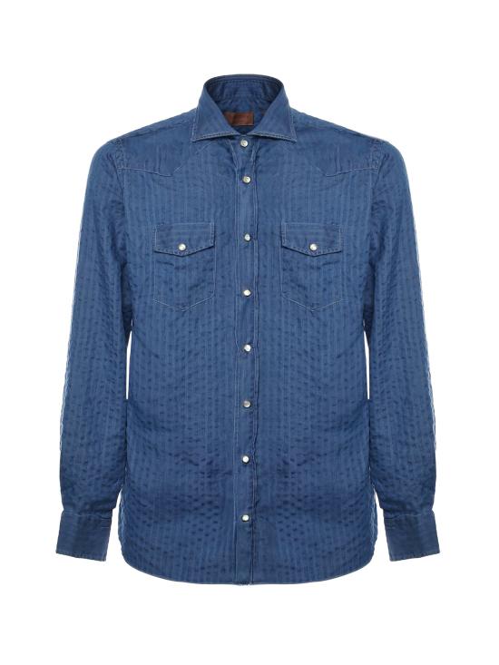 25FW 보리엘로 데님 셔츠 21064 SAMPLE Blue