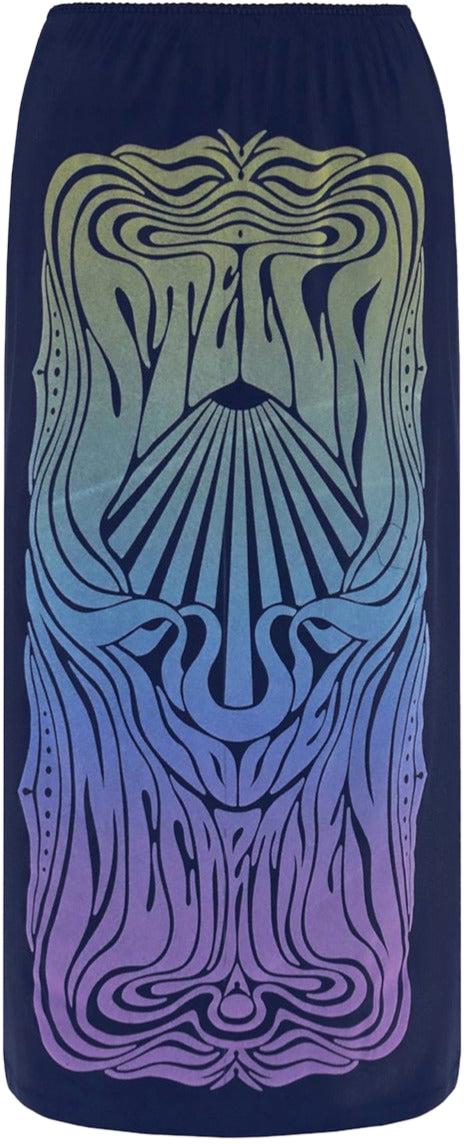  스텔라 맥카트니 미디 스커트 604377STA347211 BLUE