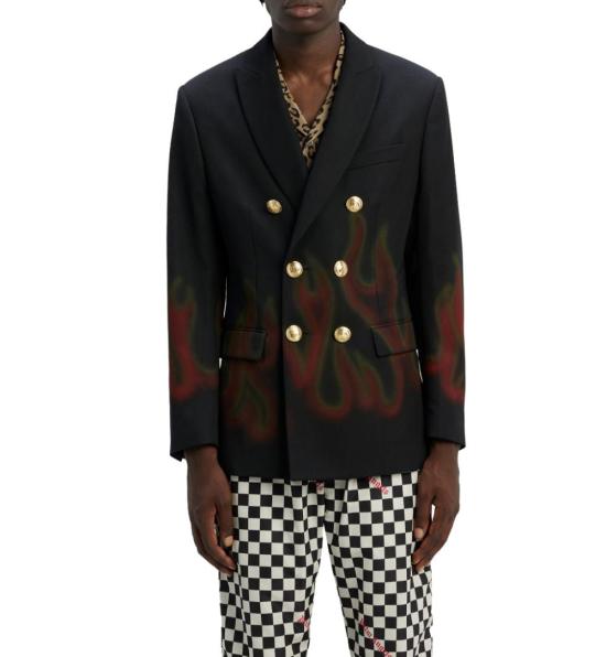  팜앤젤스 코트 PMEN023F22FAB0021025 BLACK - PALM ANGELS