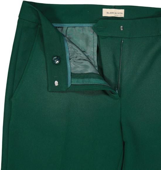  블랑카 비타 스트레이트 팬츠 POLLON6512DIOR006 GREEN - BLANCA VITA