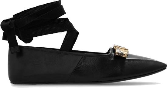  구찌 인터로킹 G 발레 플랫 726052AABEZ1244 BLACK