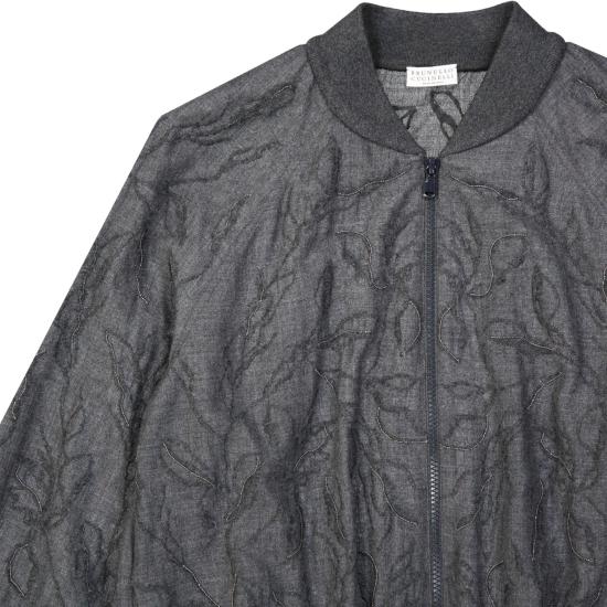  브루넬로 쿠치넬리 긴팔 티셔츠 MD920FQ506TD920C001 GREY - BRUNELLO CUCINELLI