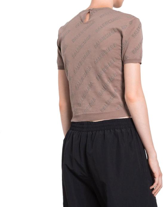  발렌시아가 반팔 티셔츠 706302T32340966 BROWN - BALENCIAGA