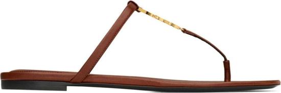  생로랑 탑 785629AADGZ2603 BROWN