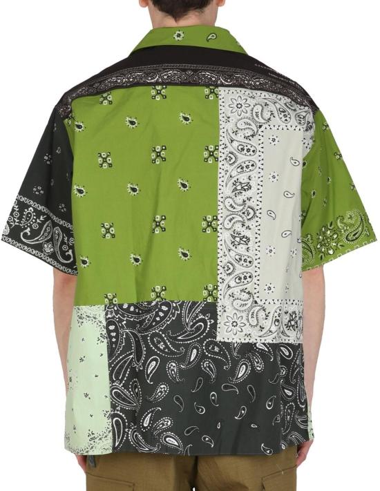  겐조 반팔 셔츠 5CH1449F556 GREEN - KENZO