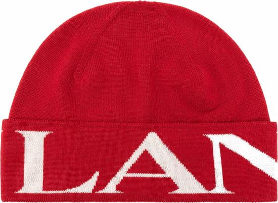 랑방 비니 6LCAPPU2474BEANIE7 RED