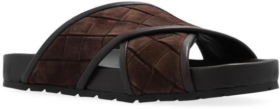  보테가베네타 인트레치아토 스웨이드 샌들 786883V3QE02113 BROWN - BOTTEGA VENETA