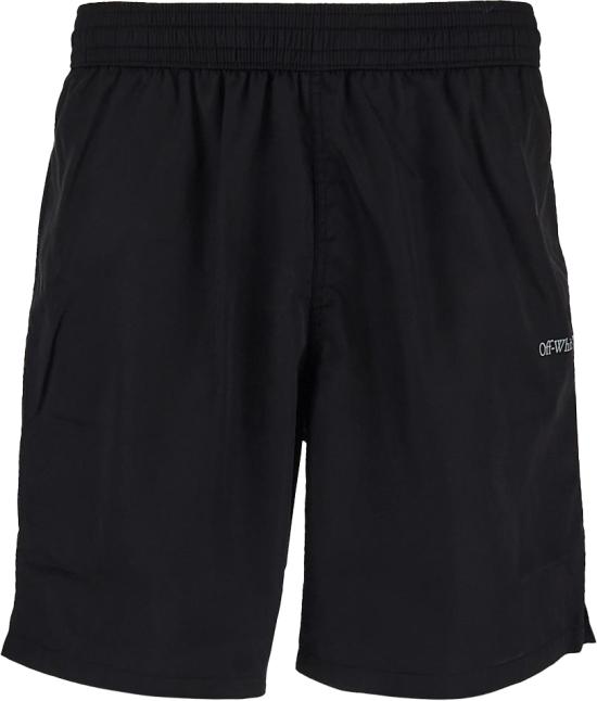  오프화이트 스윔팬츠 OMFD008C99FAB0011001 BLACK - OFF WHITE